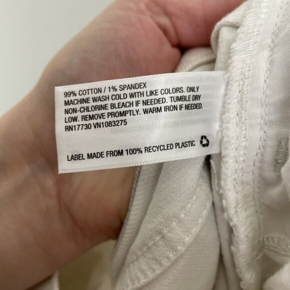 Women's Super High Rise Vintage Straight Jeans Universal Thread Cream Floral 8 - Picture 6 of 7